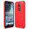 Flexi Slim Carbon Fibre Case for Nokia 4.2 - Brushed Red